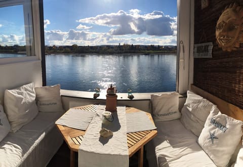 VILLA RHEINSTEIN AT THE ENGERS CASTLE (Villa Musica) - Balcony view on the Rhine