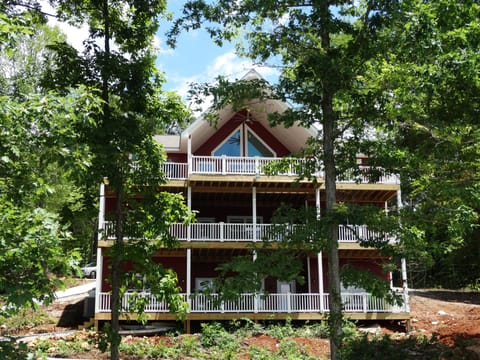 Back of the house, taken from the dock