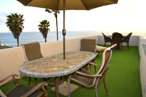 Plenty of room to lounge on the private and large roof top deck. 