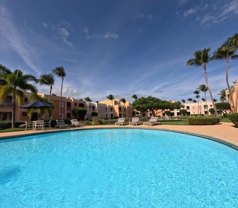  Swimming pool with crystal clear water in the Fairway Courts complex