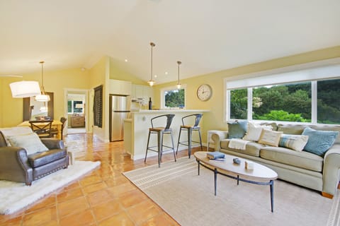 Looking into kitchen