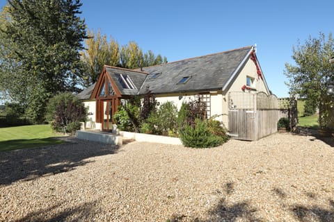 Entrance and parking area