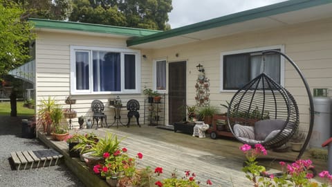 With a private guest entrance