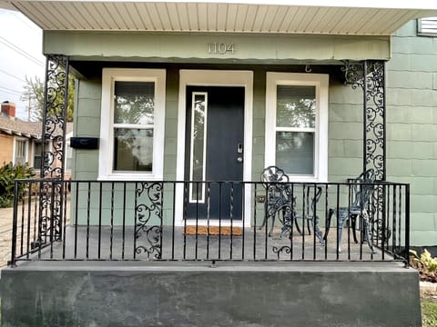 Enjoy your cup of coffee on the front porch!