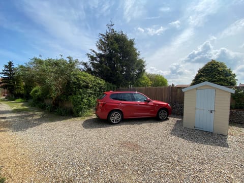 Private Parking for one car at the cottage.