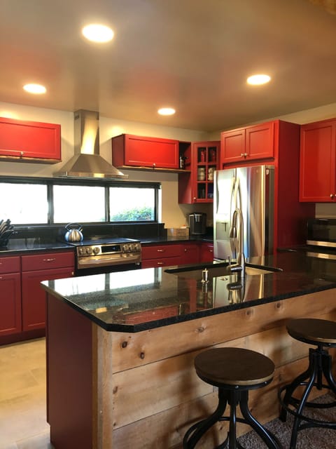 Renovated kitchen - every small appliance including Keurig and espresso machine.