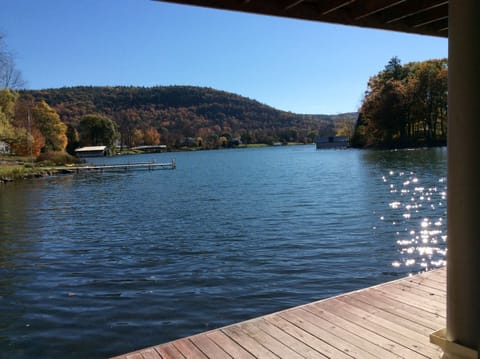 " Looking South towards the Marina and Mossey Point State Launch Site .