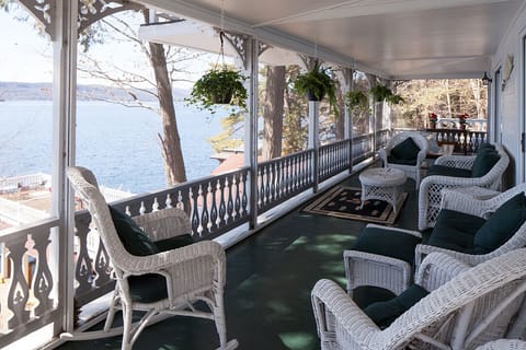 Lake view from screened in porch.  Wow!