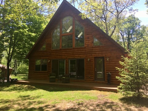 Front of house / deck.