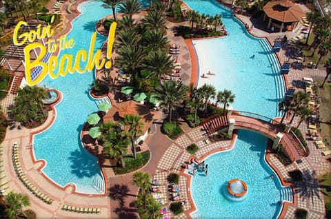 Lagoon Style Pool with bridges and waterfalls