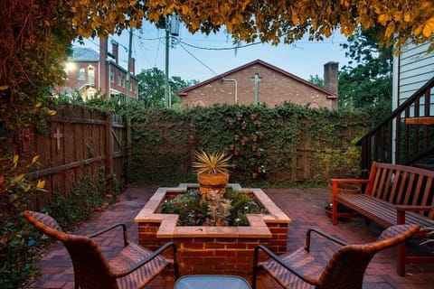 This private and inviting courtyard with beautifully maintained plantings is perfect for relaxing with your friends and family.