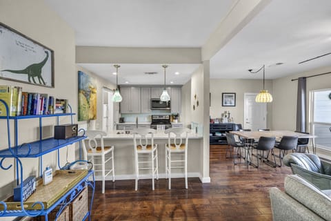 Kitchen and Dining with views