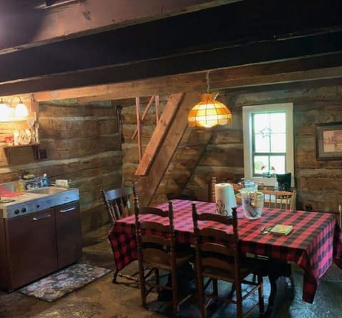 Kitchen also includes stove and coffee maker 