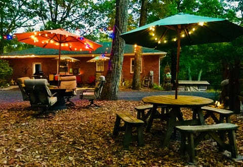 Lots of patio seating for over 30 guests