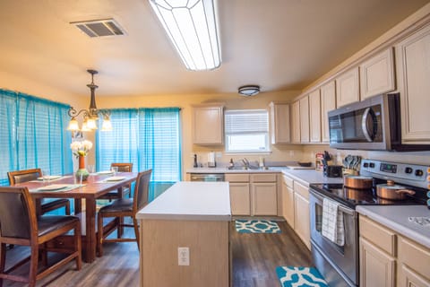 With a full kitchen, you will have all the amenities of home during your stay.