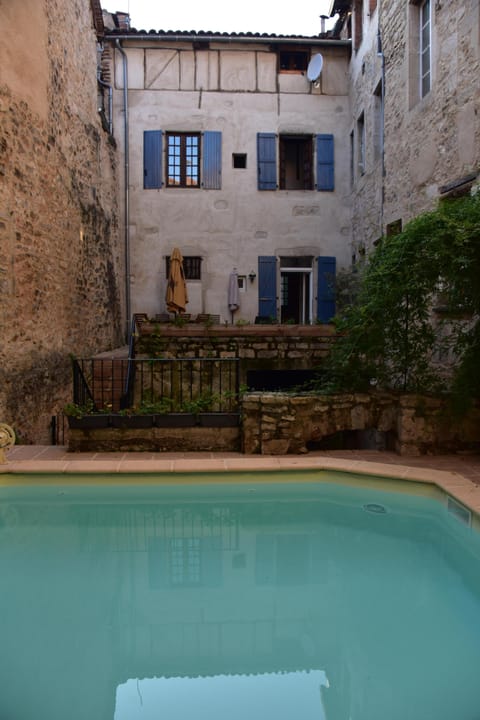 Rear view of home