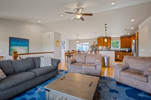 Pull-out couch for additional sleeping options!