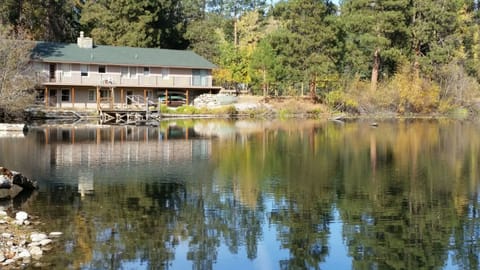 View of house from across our pond