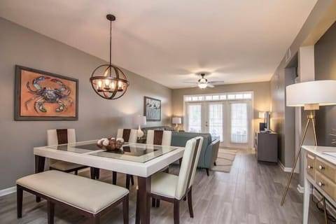 St. Augustine Beach Rentals Dining and Living Room