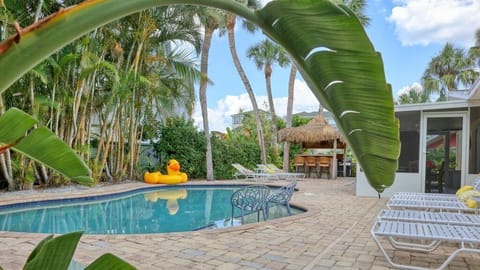 AMI Beach Fun large, heated, salt water pool