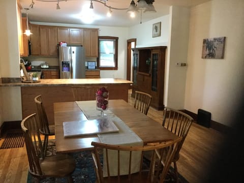 Look at all this space perfect for family meals!