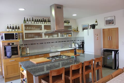 Bosch and Miele appliances and that wine fridge!