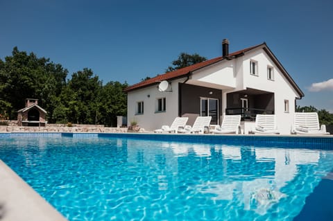Holiday House Jelena - Grubine, with pool and kids playground