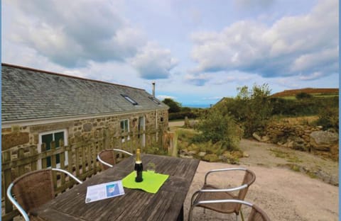 Raised patio at front of property