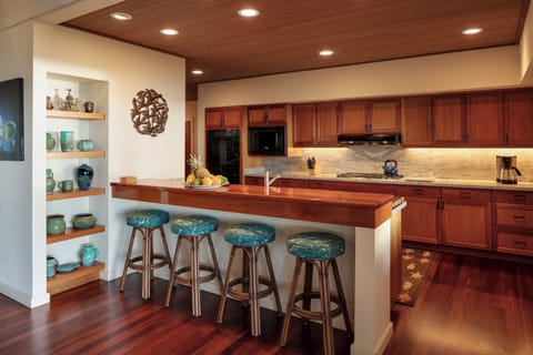 Large and airy kitchen. 