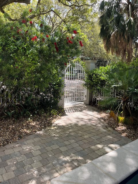 Gated courtyard
