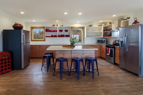 Open Kitchen with 2 refrigerators