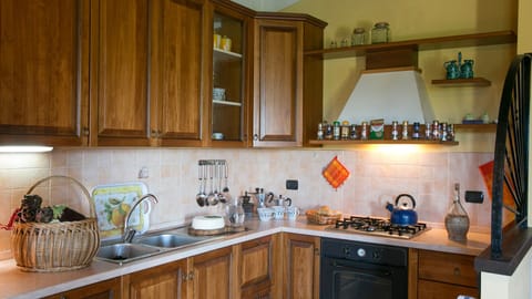 Well equipped kitchen / dining room 