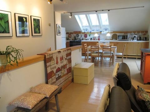 Skylit and airy open-plan!