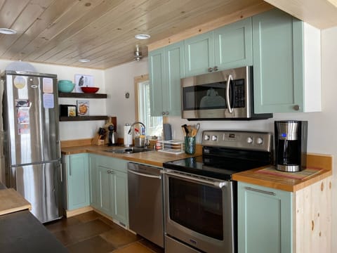 All basic cooking supplies are provided.