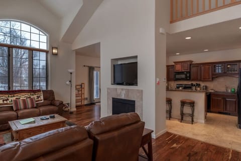 Main Floor Living with Two-sided Fireplace