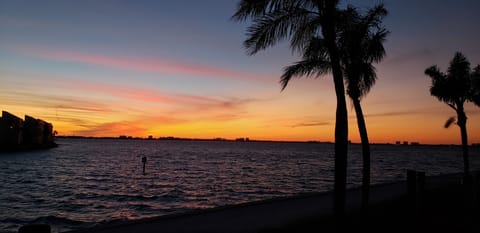 Welcome to our view.   Beautiful sunset views are nearly daily occurrences!
