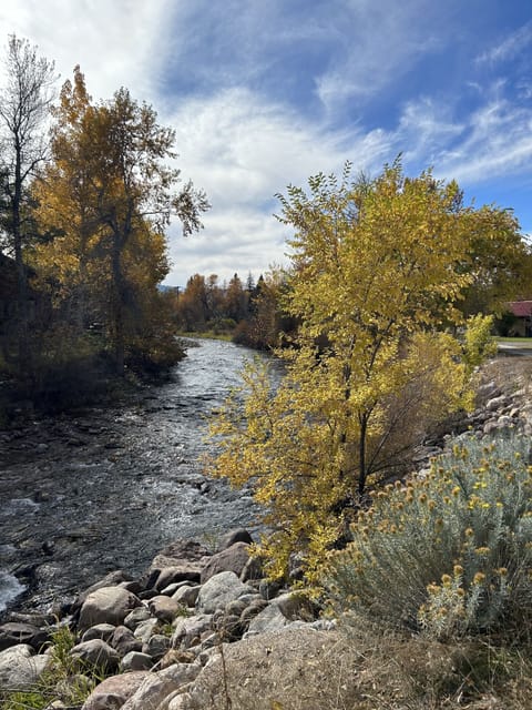 Private stretch of the Wind River right out front.