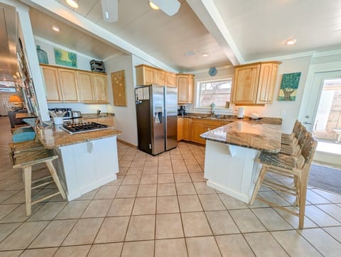 Kitchen is Open to the Living and Dining Areas