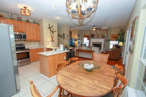 Dining Area is Adjacent to Kitchen 