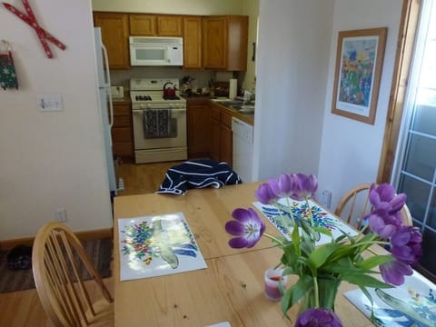 Kitchen and dining area