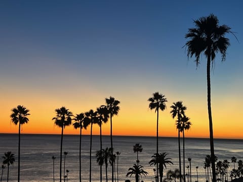 You can see some great sunsets from our balcony.  