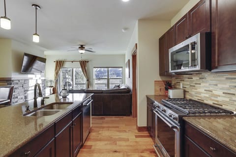 Kitchen Area with High End Appliances