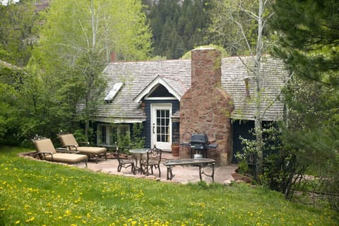 Back view of cottage