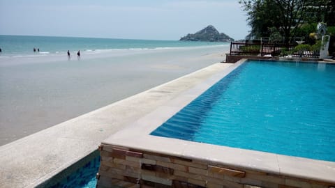 beachfront complex.