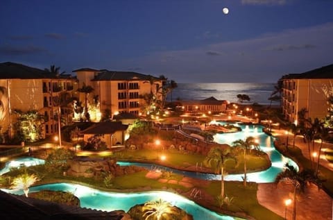 Million dollar evening view from one of the three lanais