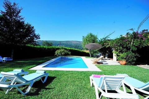 Beautiful private garden with swimming pool