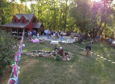 Friends at a celebration.