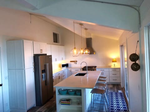 Open Kitchen with seating for 4-5 at the island.