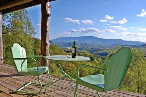 Have a glass of wine or cup of coffee on the porch and enjoy the VIEWS