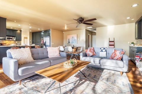 Soft, plush sofa set